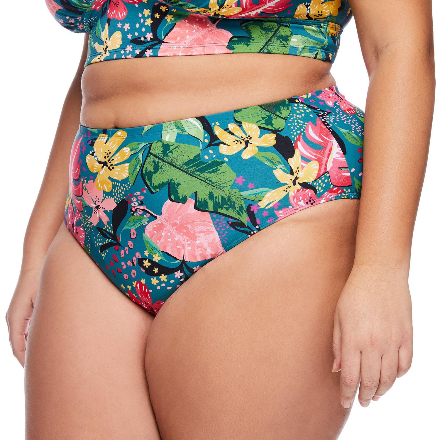 George Women's Plus High Waist Swim Bottom, Sizes 1X-3X