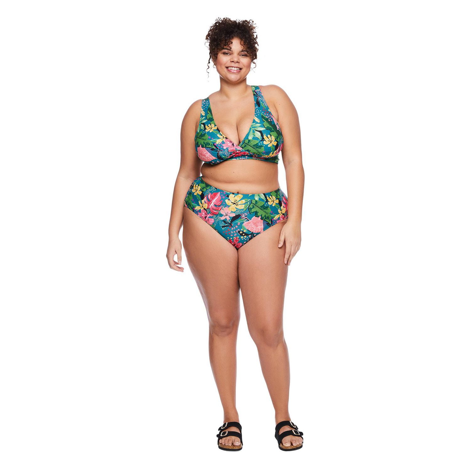 George Women's Plus High Waist Swim Bottom, Sizes 1X-3X