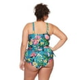 thumbnail image 3 of George Women's Plus Ruched Tankini, 3 of 6