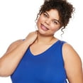thumbnail image 4 of George Women's Plus V-Neckline Swing Tank, 4 of 6