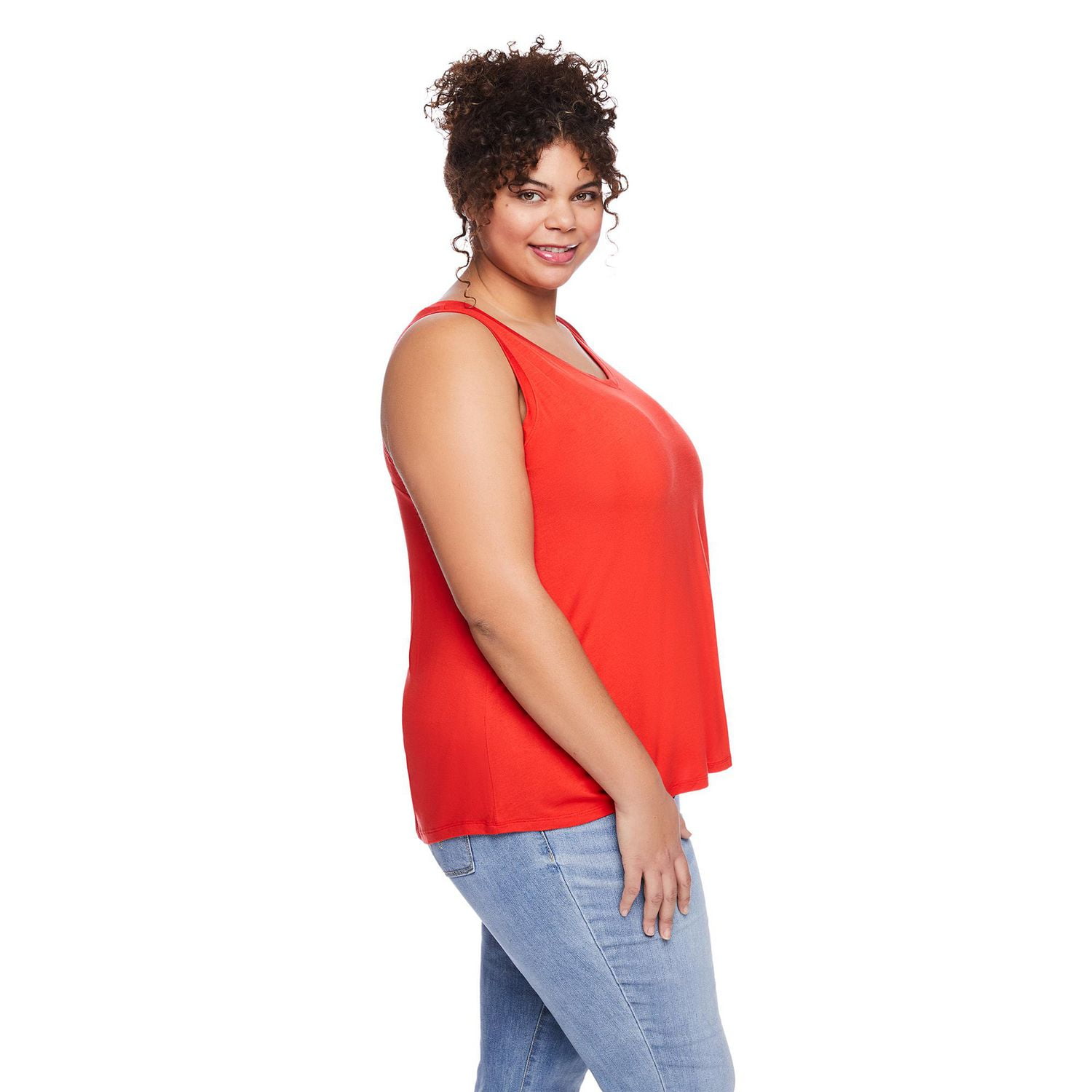 George Women's Plus V-Neckline Swing Tank