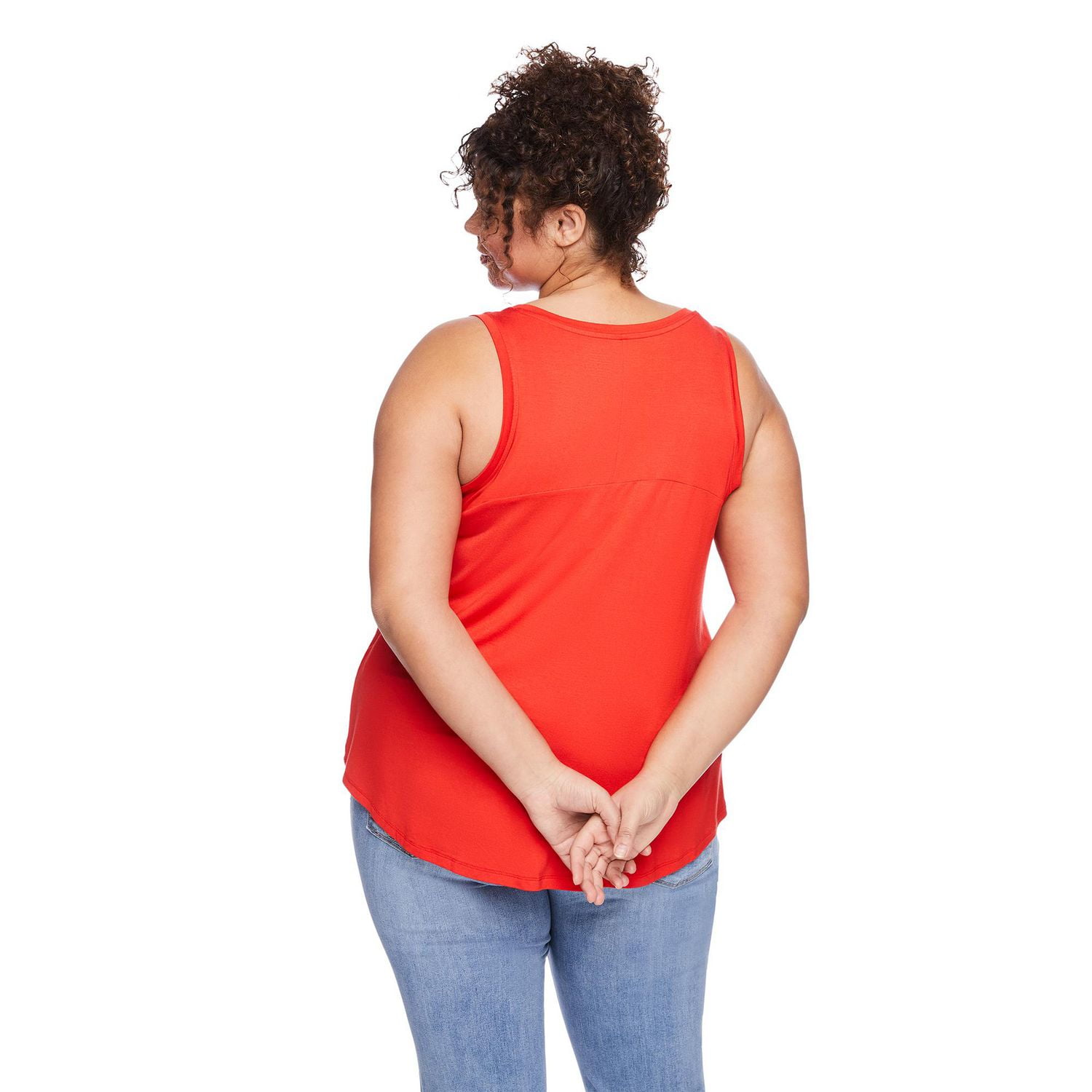 George Women's Plus V-Neckline Swing Tank