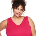 thumbnail image 4 of George Women's Plus V-Neckline Swing Tank, 4 of 6
