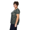 thumbnail image 2 of George Women's Plus Lattice Back Tee, 2 of 6