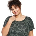 thumbnail image 4 of George Women's Plus Lattice Back Tee, 4 of 6
