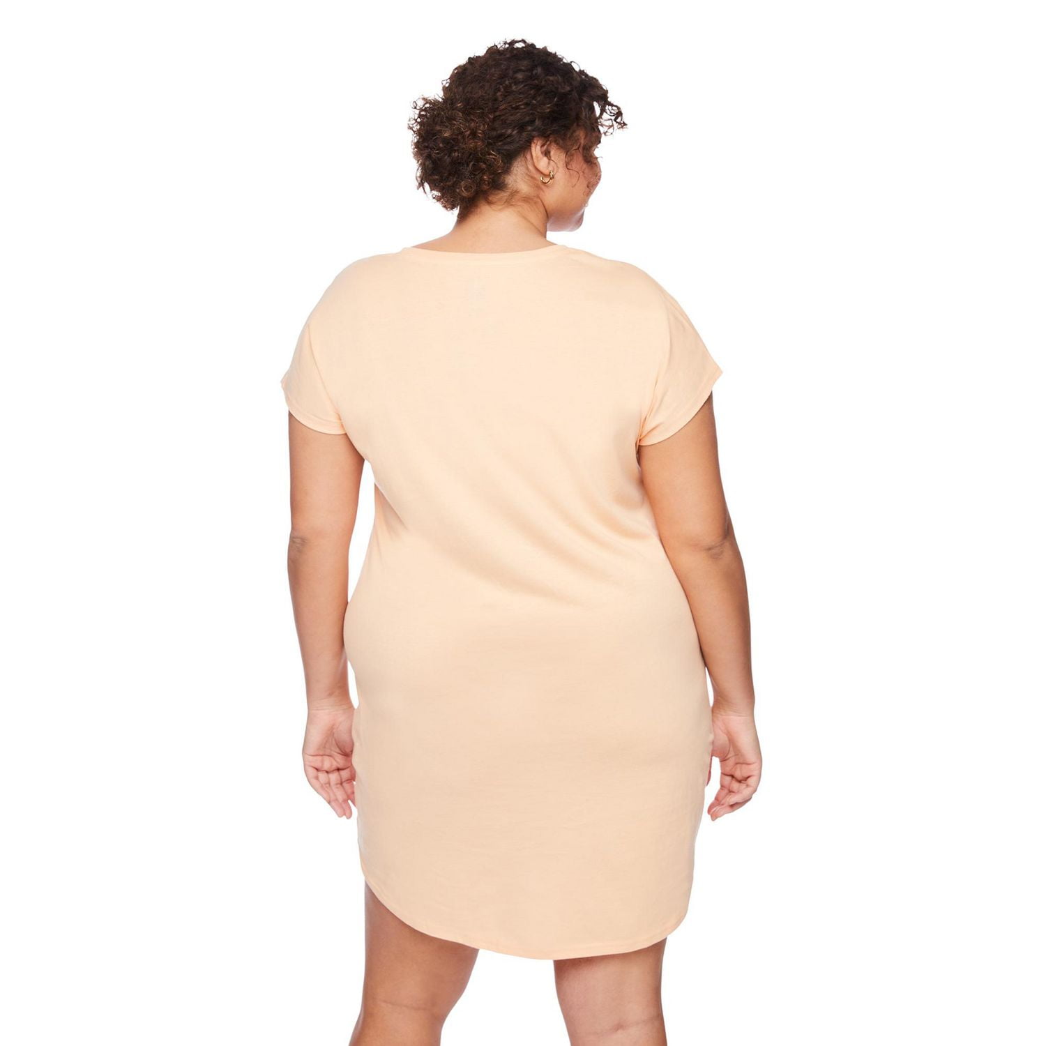 Chemise de nuit à encolure en V George Plus pour femmes