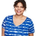 thumbnail image 4 of George Women's Plus V-Neckline Tee, 4 of 6