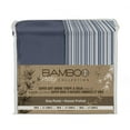 thumbnail image 2 of Safdie & Co. Microfiber Sheet Set 3PC T Sol/Stripe Navy, 2 of 2