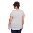 thumbnail image 3 of George Women's Plus V-Neckline Tee, 3 of 6