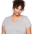 thumbnail image 4 of George Women's Plus V-Neckline Tee, 4 of 6