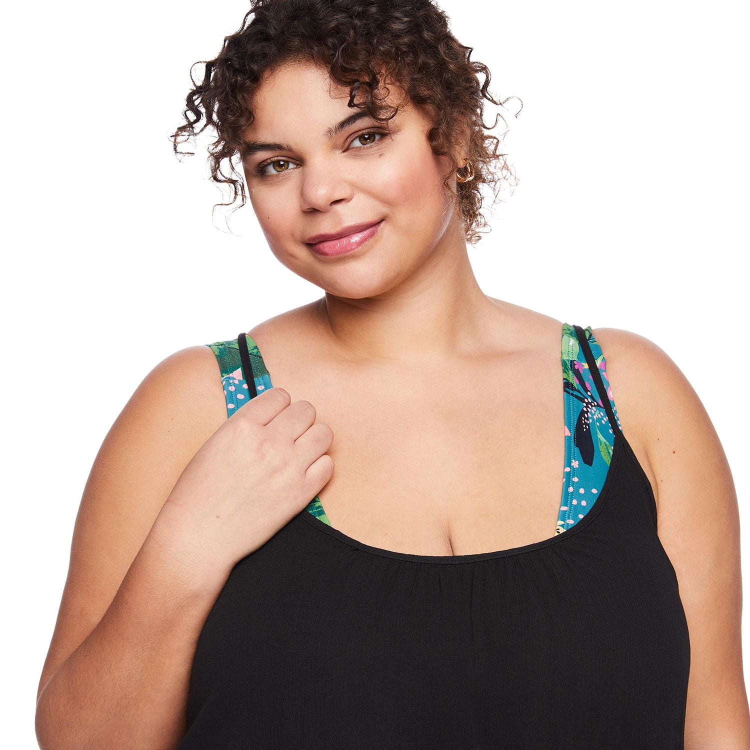 George Women's Plus Strappy Dress, Sizes 1X-3X