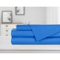 thumbnail image 2 of Safdie & Co. Ensemble De Draps En Microfibre 4PC D Solide Bleu Cobalt, 2 of 2