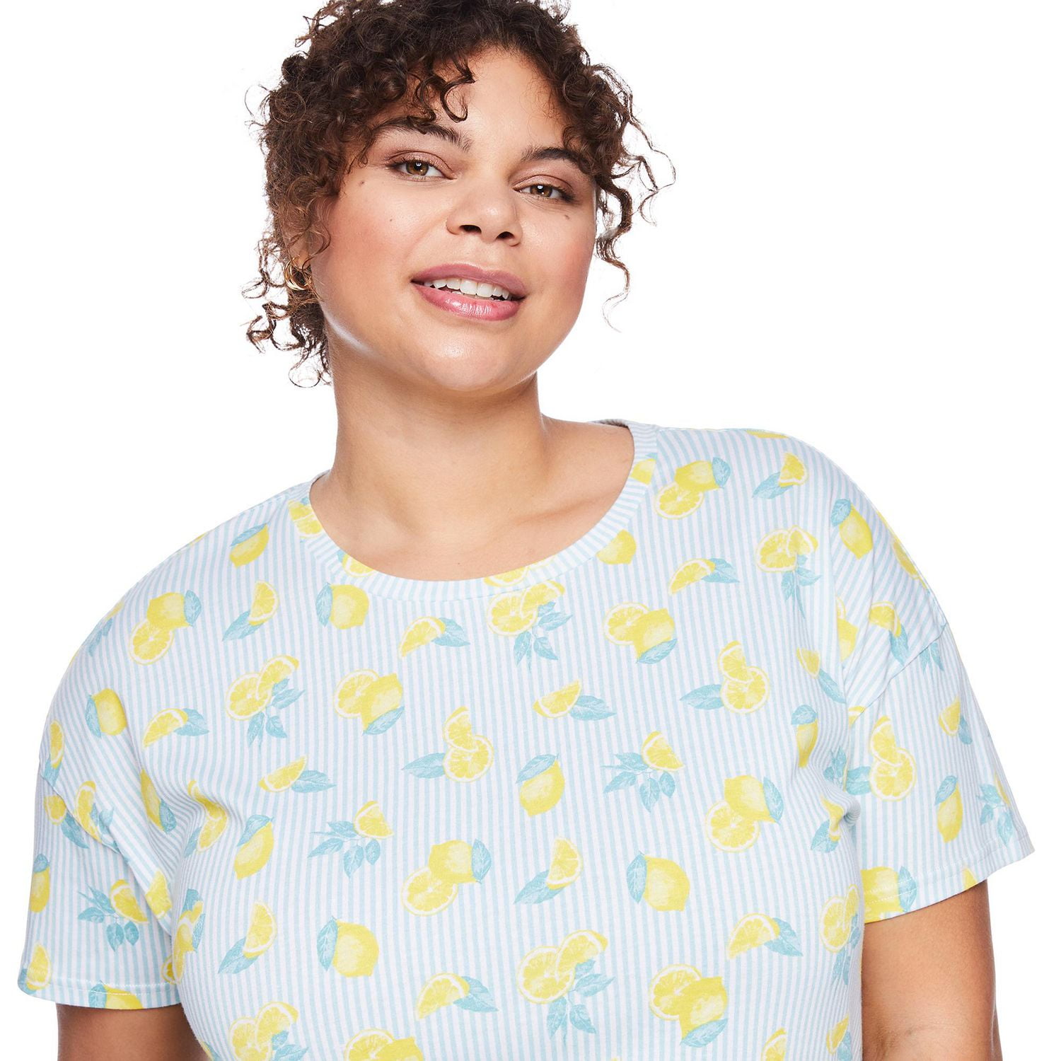 George Women's Plus Crew Neckline Nightshirt