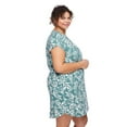 thumbnail image 2 of George Women's Plus V-Neckline Nightshirt, 2 of 6
