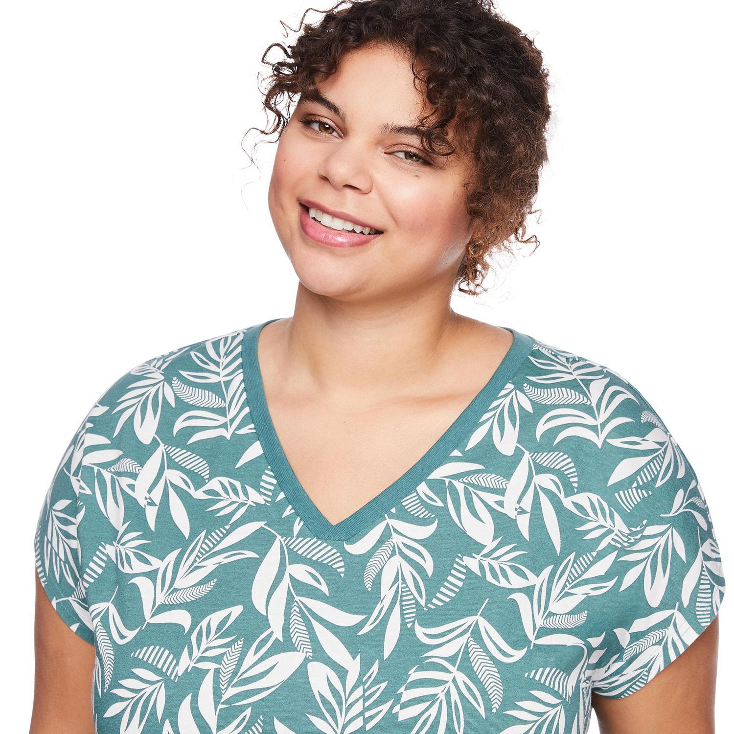 George Women's Plus V-Neckline Nightshirt