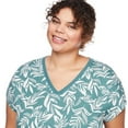 thumbnail image 4 of George Women's Plus V-Neckline Nightshirt, 4 of 6