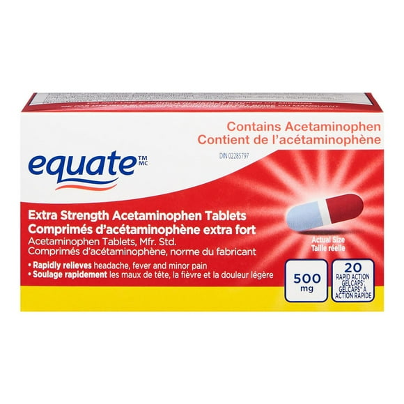 Equate Extra Strength Acetaminophen Tablets