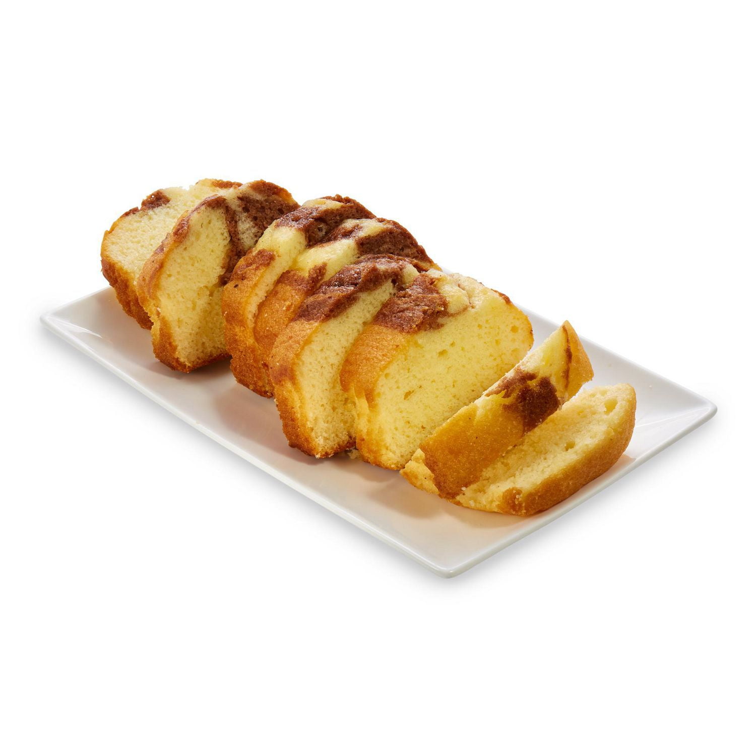 Marbre Gâteau Quatre-Quarts Gâteau Tranché