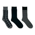 thumbnail image 1 of Secret® Ladies 3pk Patterned Crew Socks, 1 of 2