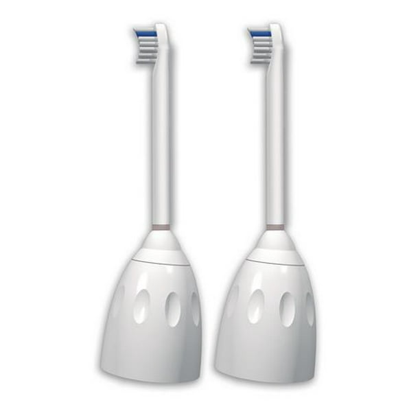 Têtes de brosse à dents sonique compactes Sonicare e-Series Compact - Paquet de 2