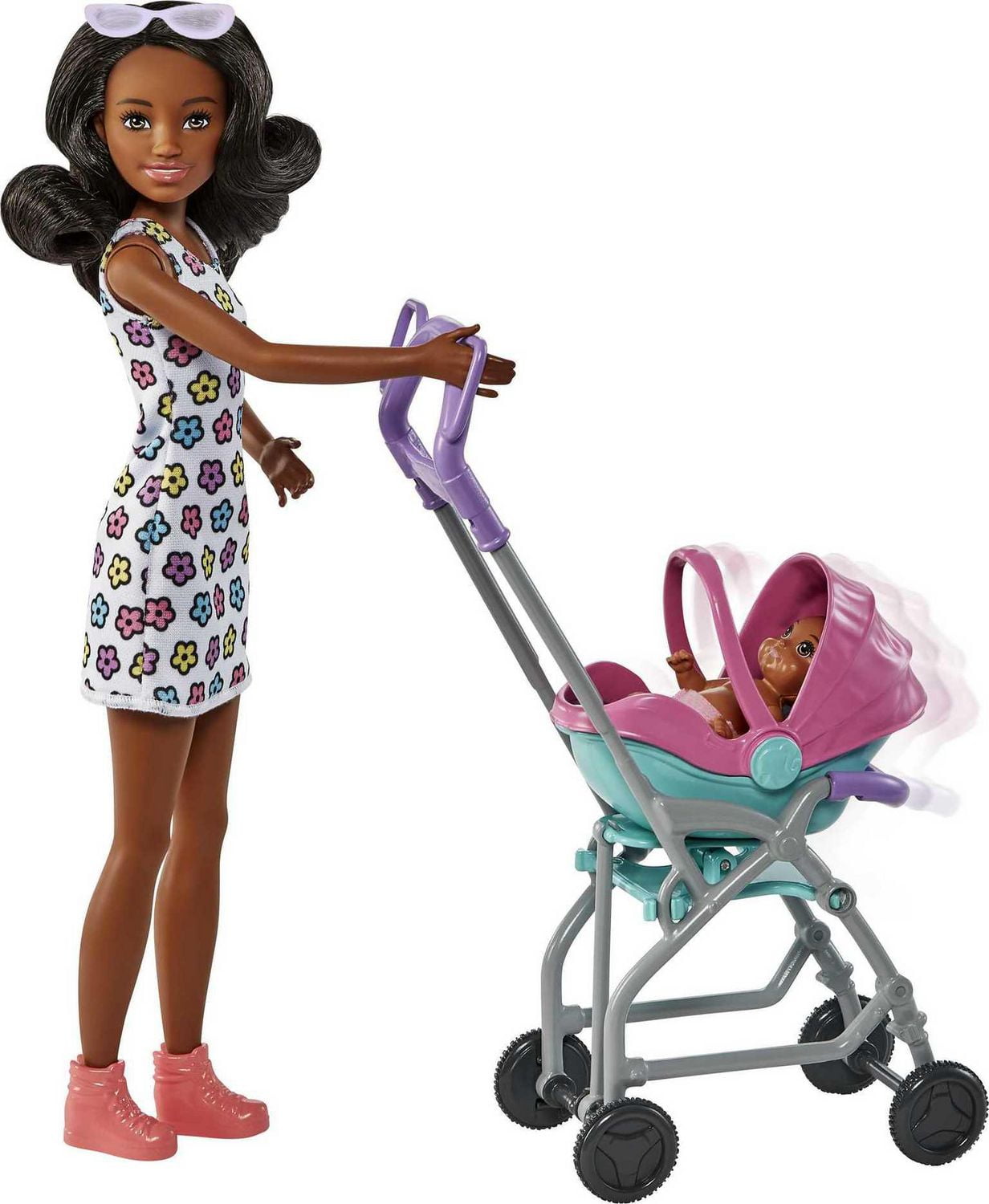 Barbie best sale stroller playset