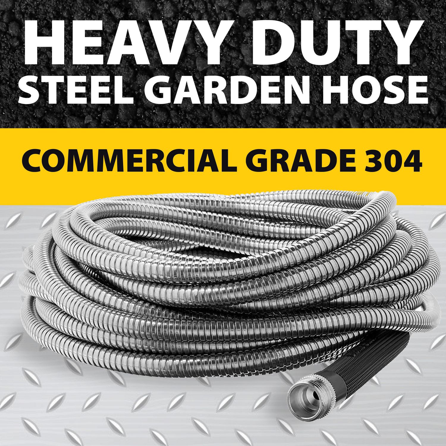 Bionic Steel Bionic Steel 50 Foot Garden Hose, 304 Stainless Steel