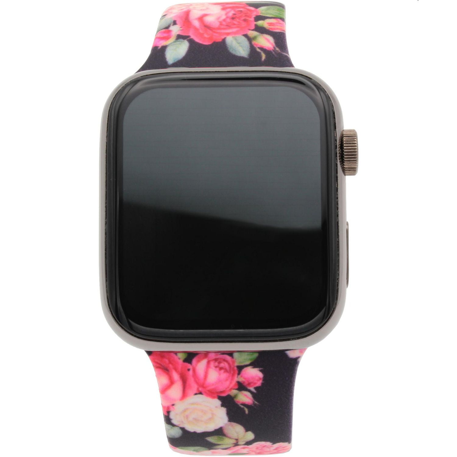 Bracelet de Montre en Silicone à Motif Fleuri Élégant, Féminin & Confortable Bracelet de montre en silicone