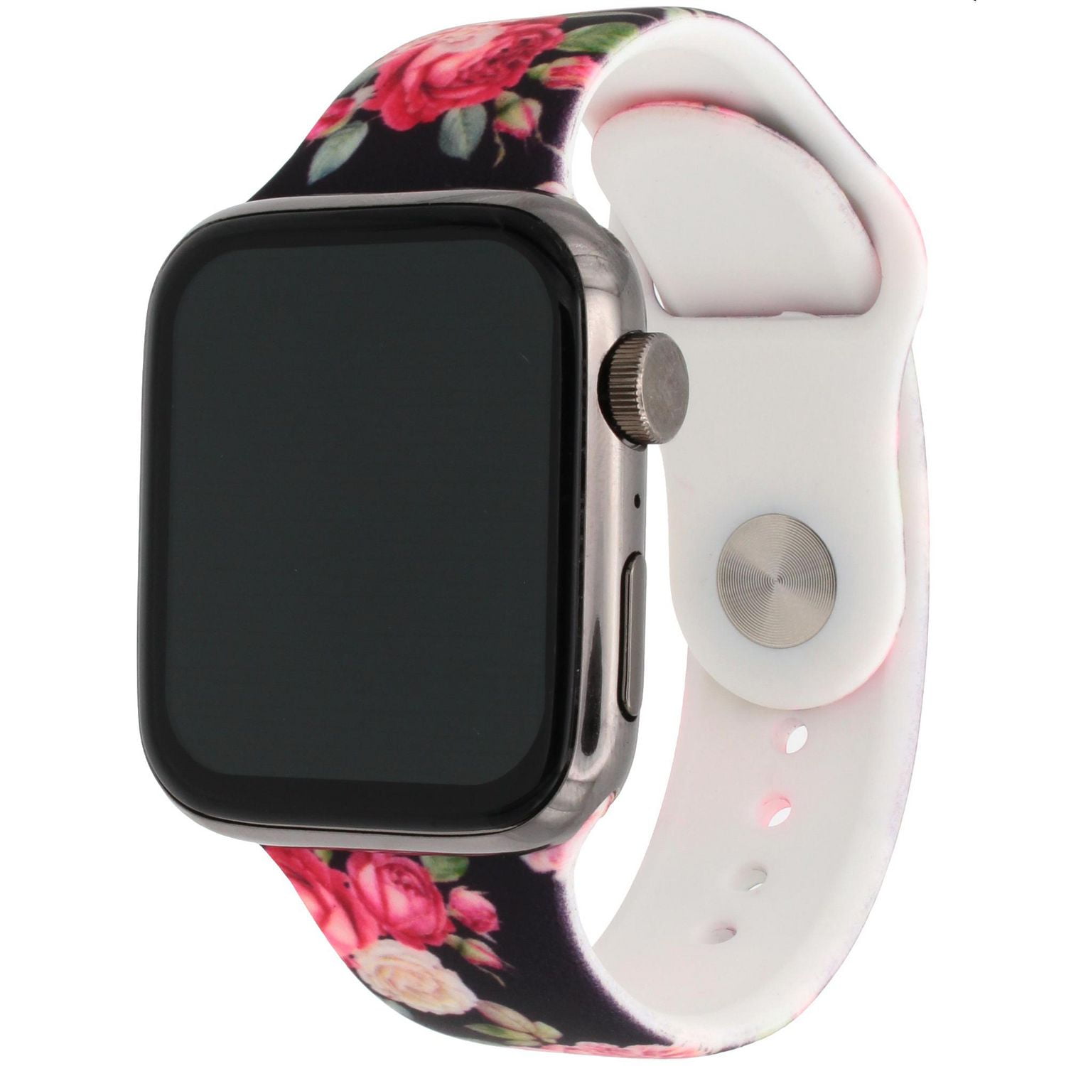 Floral Silicone Watch Strap  Elegant, Feminine & Comfortable, Silicone Watch Strap