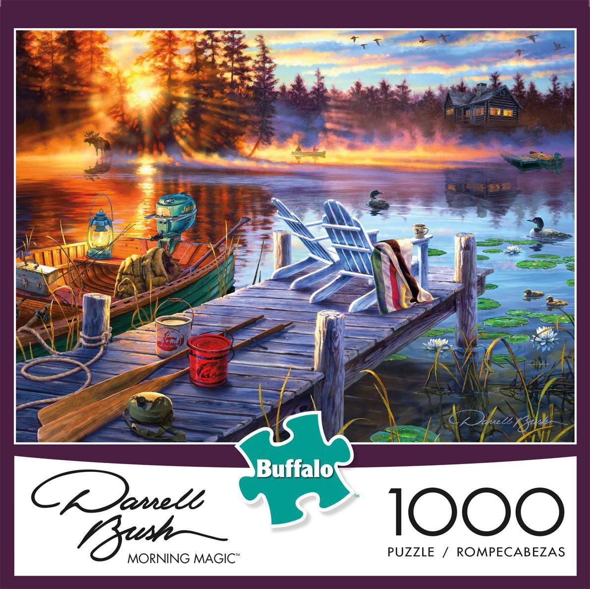 Buffalo Games Darrell Bush Morning Magic 1000 Piece Jigsaw Puzzle