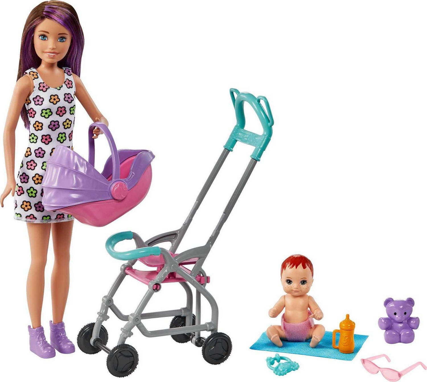 Graco 3 piece baby cheap doll playset