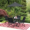 thumbnail image 1 of Mainstays Cranston 6-Piece Sling Folding Dining Set, 1 of 5