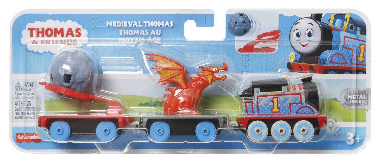 Thomas & Friends Medieval Thomas engine die-cast push-along toy