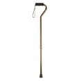 thumbnail image 1 of Drive Medical Bronze Foam Grip Offset Handle Walking Cane, 1 of 1