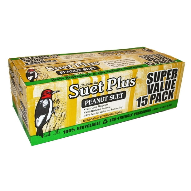 St. Albans Bay Suet plus Peanut Suet Cakes 15 Pack Walmart.ca