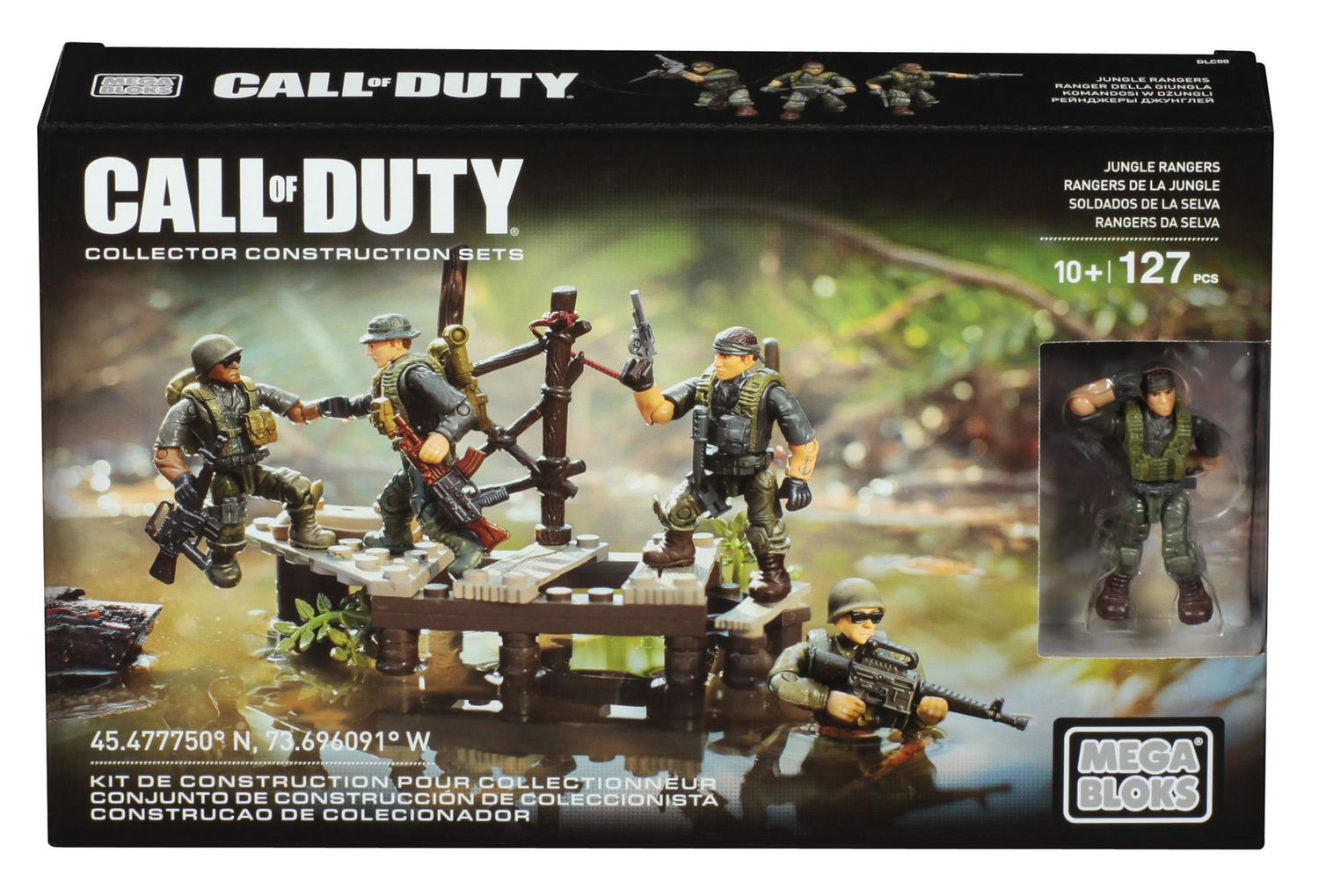 MEGA BLOKS Call of Duty Jungle Rangers Collector Construction Set