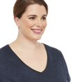 thumbnail image 4 of Athletic Works Plus Women's Space Dyed Tee, 4 of 6