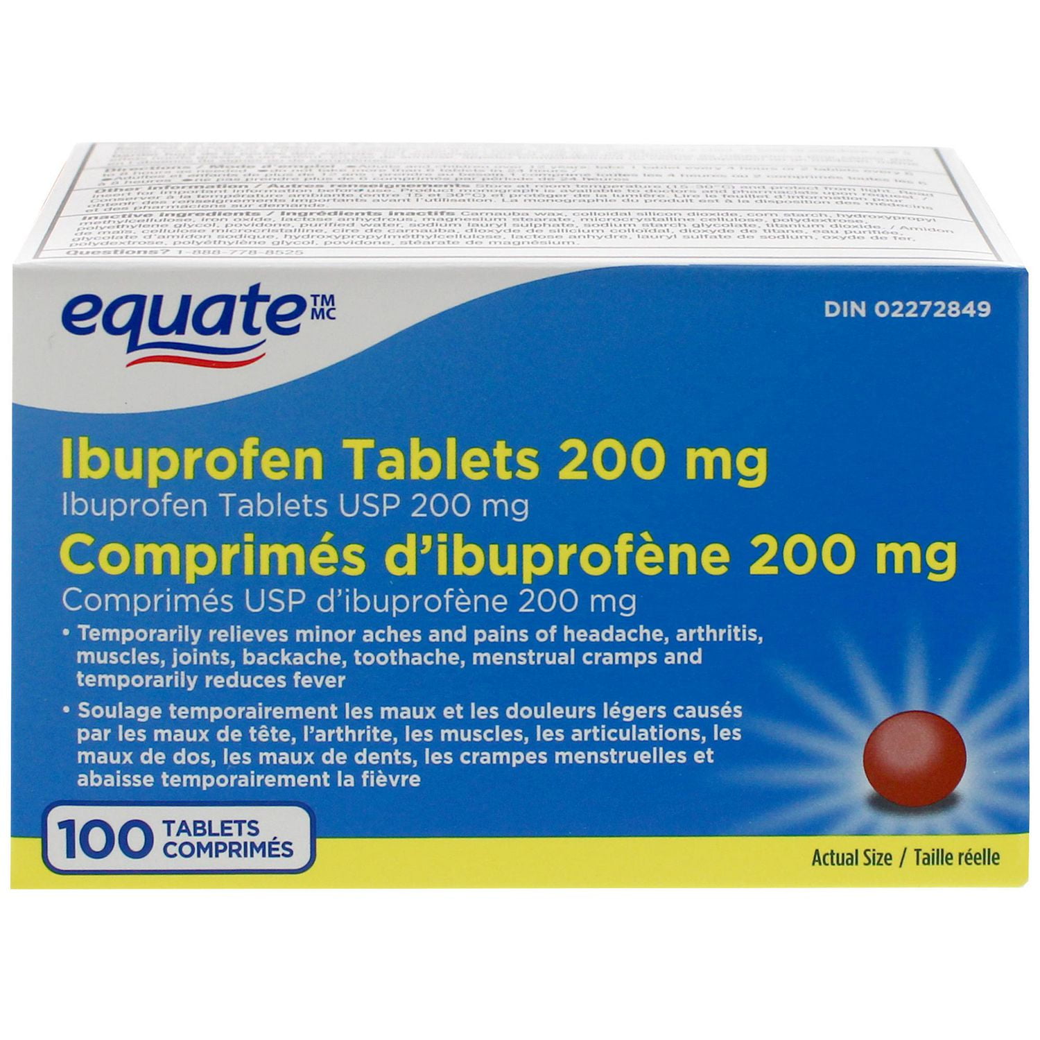 Equate Ibuprofen Tablets 200 mg