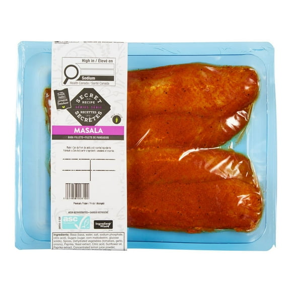 Your Fresh Market Secret Recipe Series Masala Basa Fillets, 2 pieces