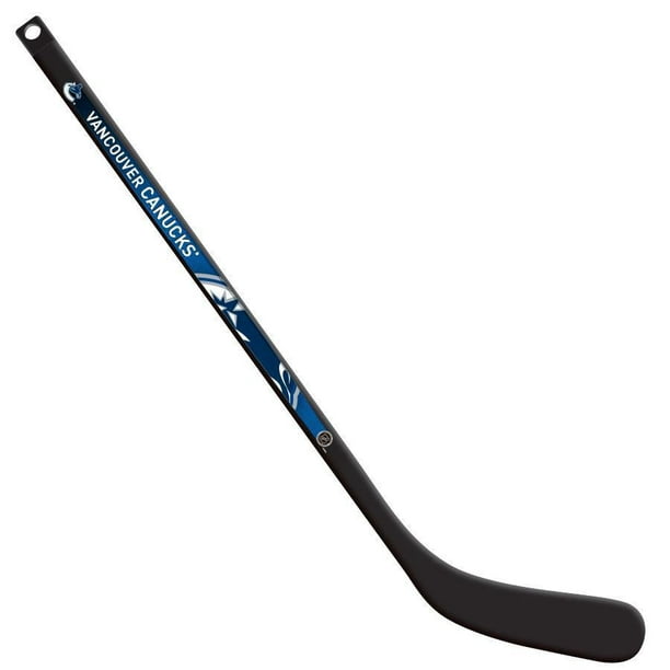 Mini bâton de joueur de hockey en composite LNH Vancouver Canucks, gaucher - blanc ou noir