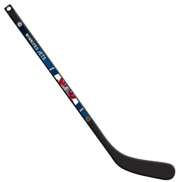 Mini bâton de joueur de hockey en composite LNH Winnipeg Jets, gaucher - blanc ou noir Mini bâton comp LNH Winnipeg