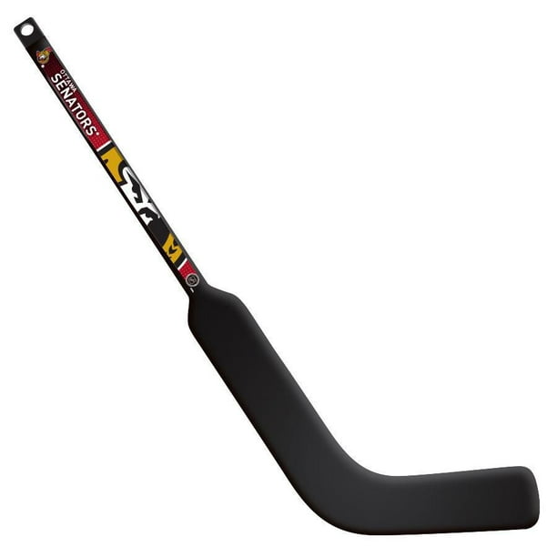 Mini bâton de gardien de hockey en composite LNH Ottawa Senators - blanc ou noir Mini bâton comp LNH Ottawa