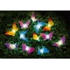Papillons en guirlande de lumières à fibre optique à alimentation solaire de hometrends – image 2 sur 2