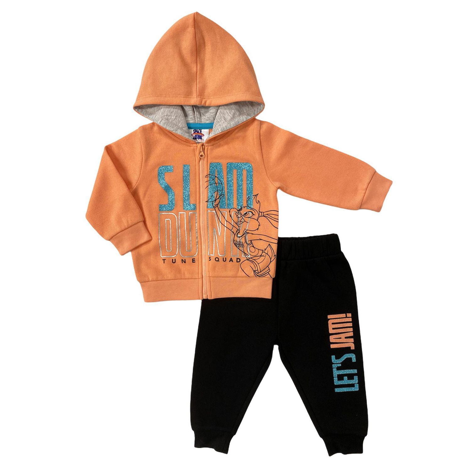 Kid space-jam-tune-squad-2 Pullover Hoodie and Sweatpants Suit for Boys Girls 2 Piece Outfit Sweatshirt Set 
