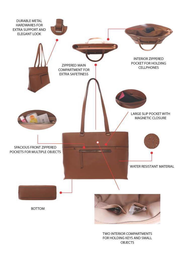 Time and Tru Women's Tote Bag