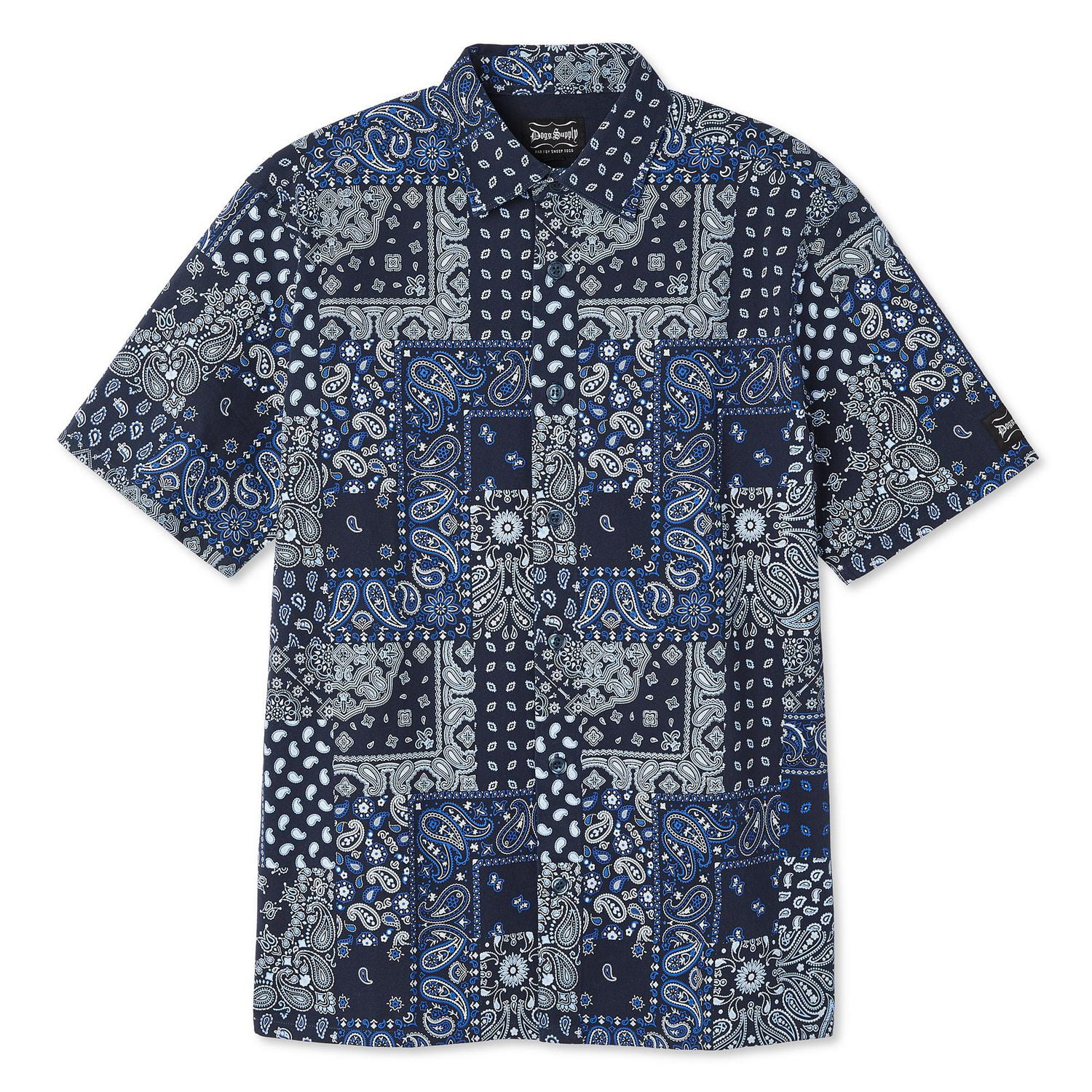 Dogg Supply Men's Bandana Shirt, Sizes S-XXL