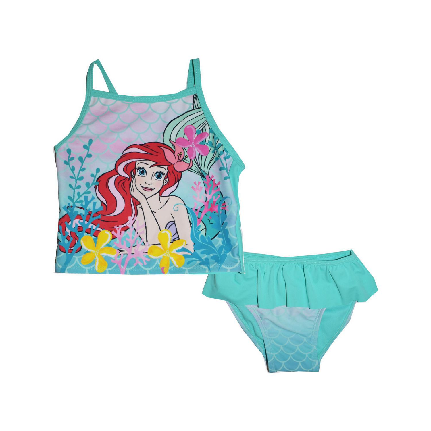 Toddler Girls Disney 2 Piece Ariel's Paradise Swim Set | Walmart Canada