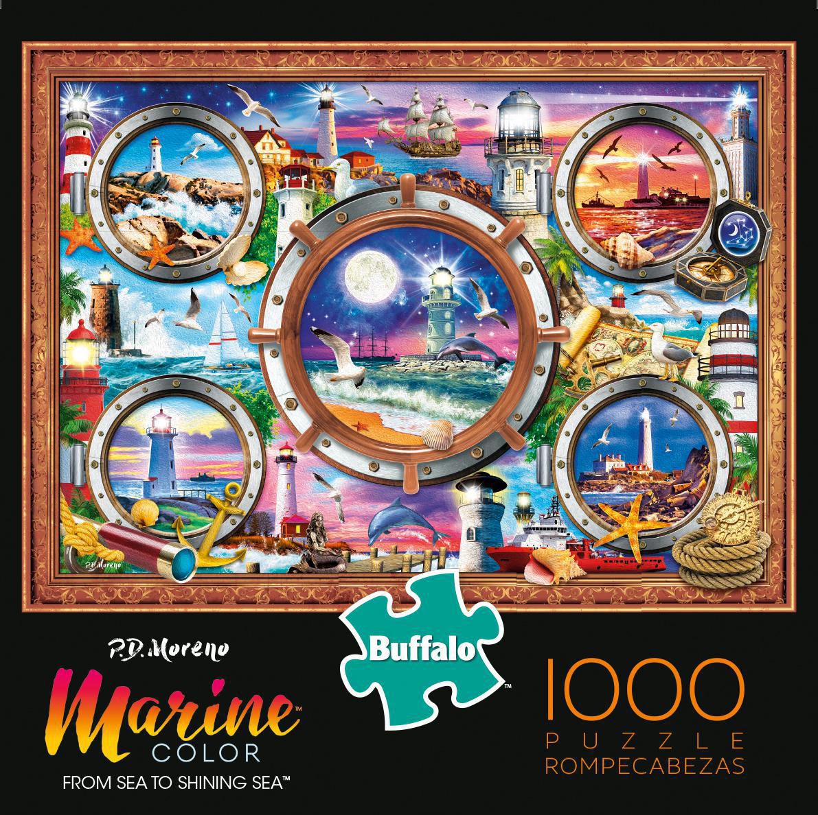 Buffalo Games Marine Color Sea to Shining Sea 1000 Piece ...