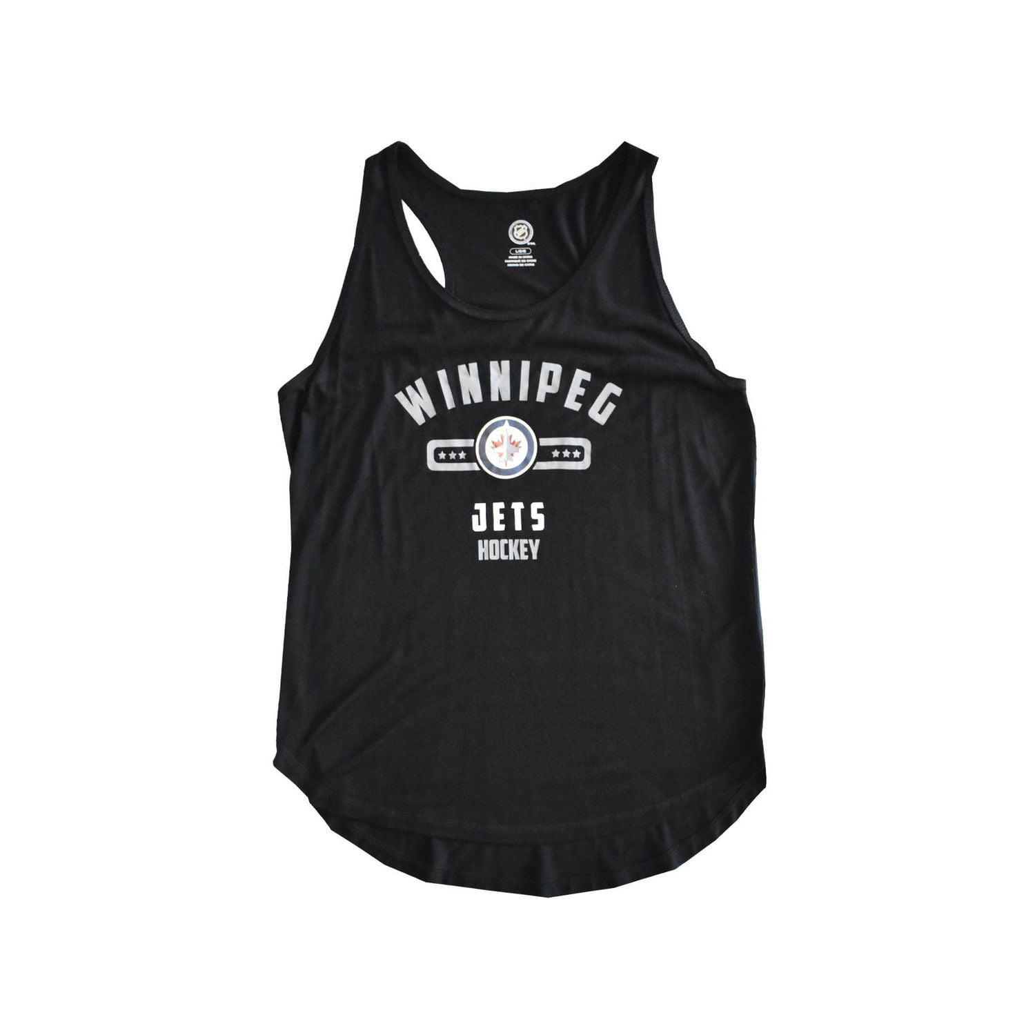 Ladies NHL Striated Secondary Winnipeg Tank Top