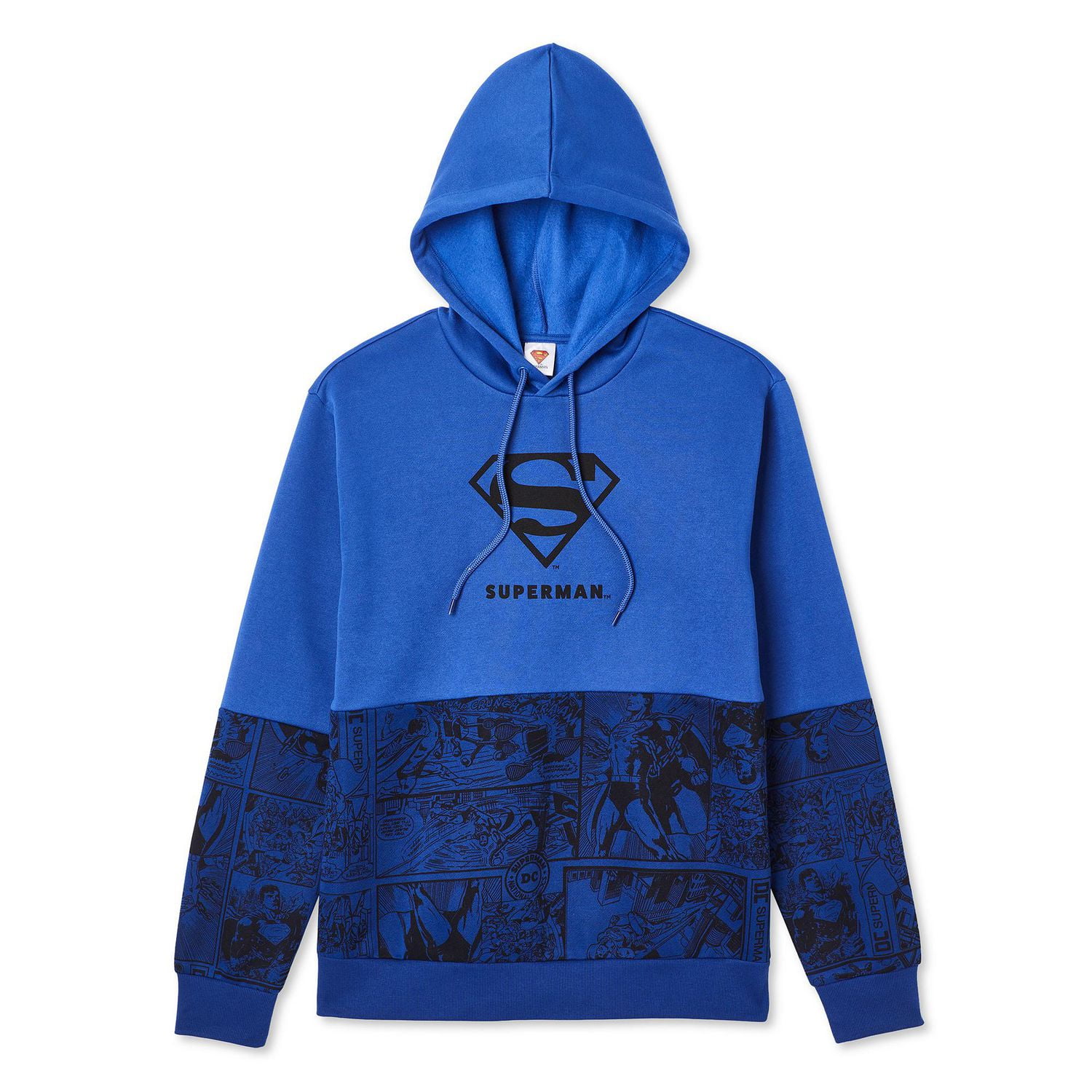 Superman Men's Fleece Hoodie, Sizes S-XL