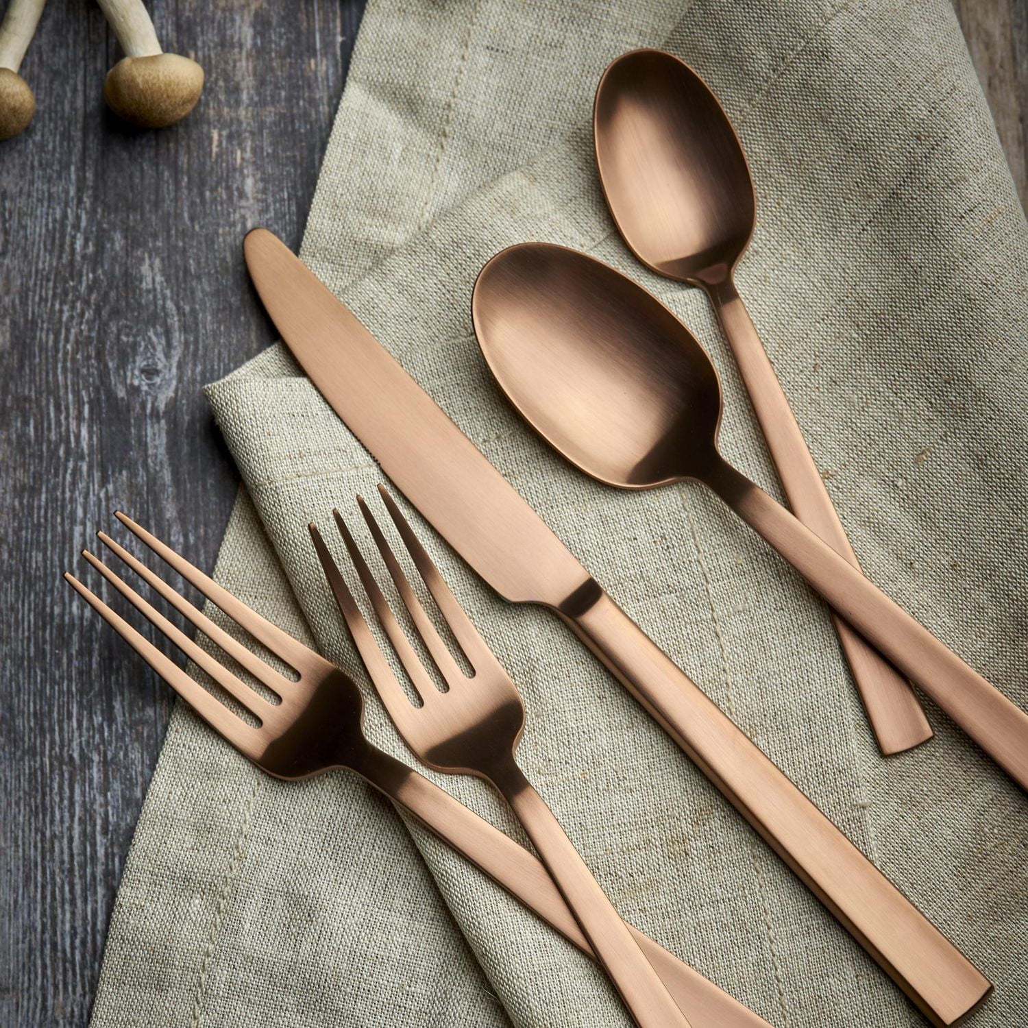 ORNATIVE Emma Copper Flatware 20pc Walmart Canada